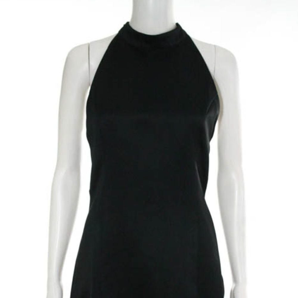 NEW Sugar+Lips Black Sleeveless Lined Dress L